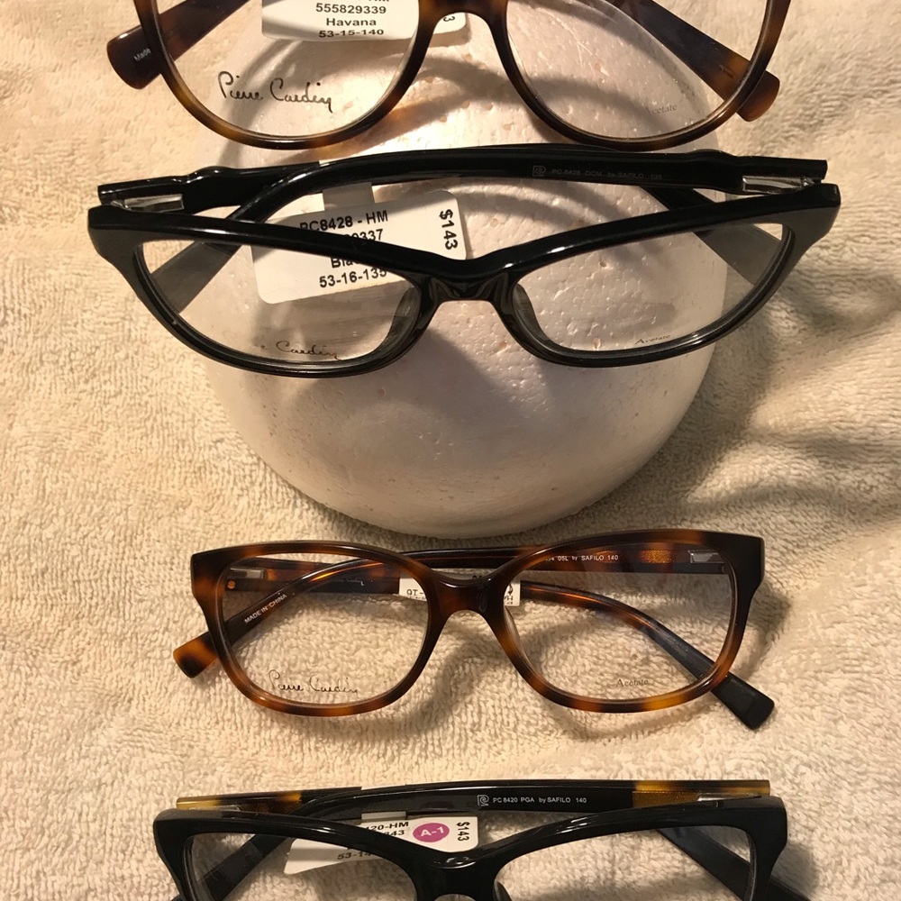 Pierre Cardin Men's Glasses - Black and Brown